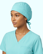 Premium Satin-Lined Scrub Cap Surf