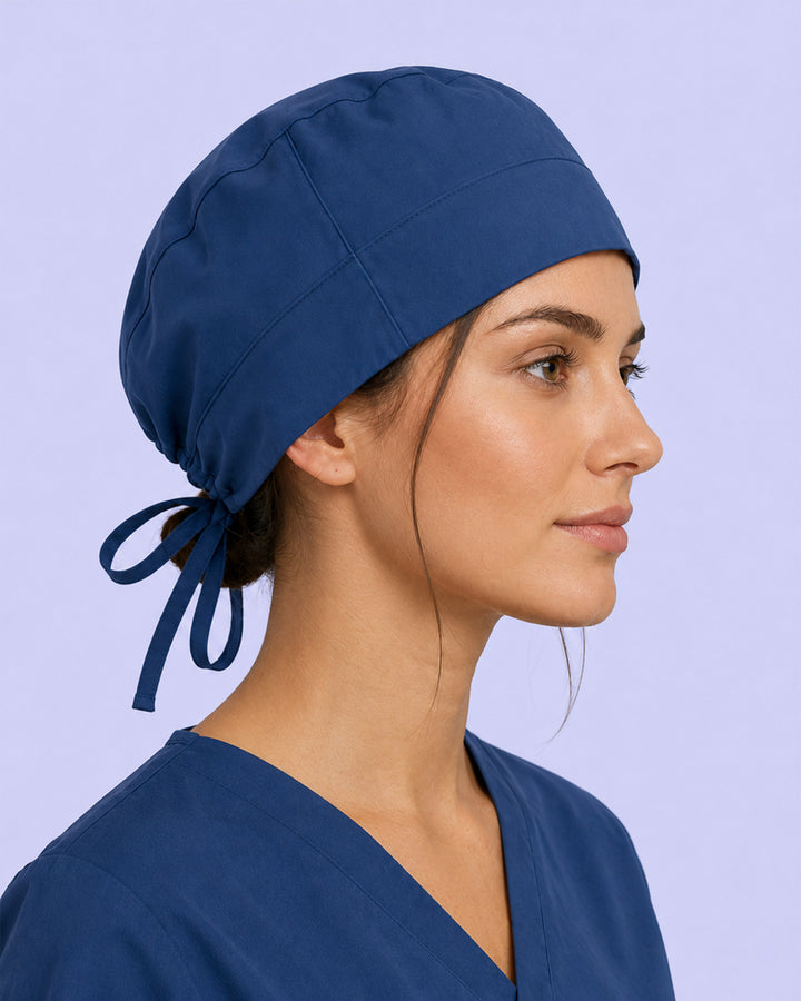 Premium Satin-Lined Scrub Cap Ocean