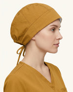 Premium Satin-Lined Scrub Cap Cider