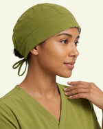 Premium Satin-Lined Scrub Cap Avocado