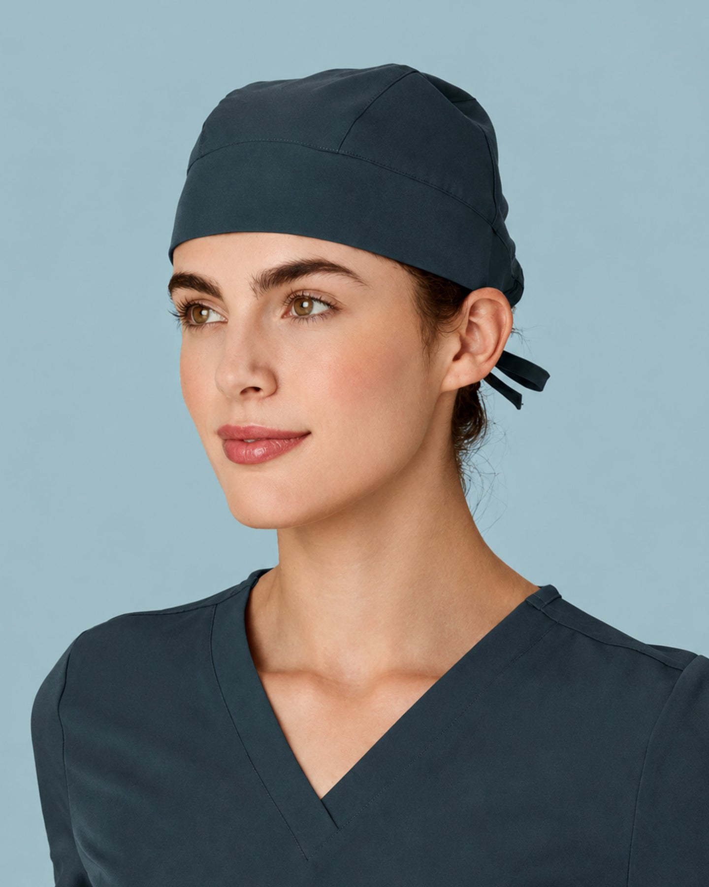 Premium Satin-Lined Scrub Cap Dark Harbor