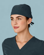 Premium Satin-Lined Scrub Cap Dark Harbor