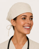 Premium Satin-Lined Scrub Cap Birch