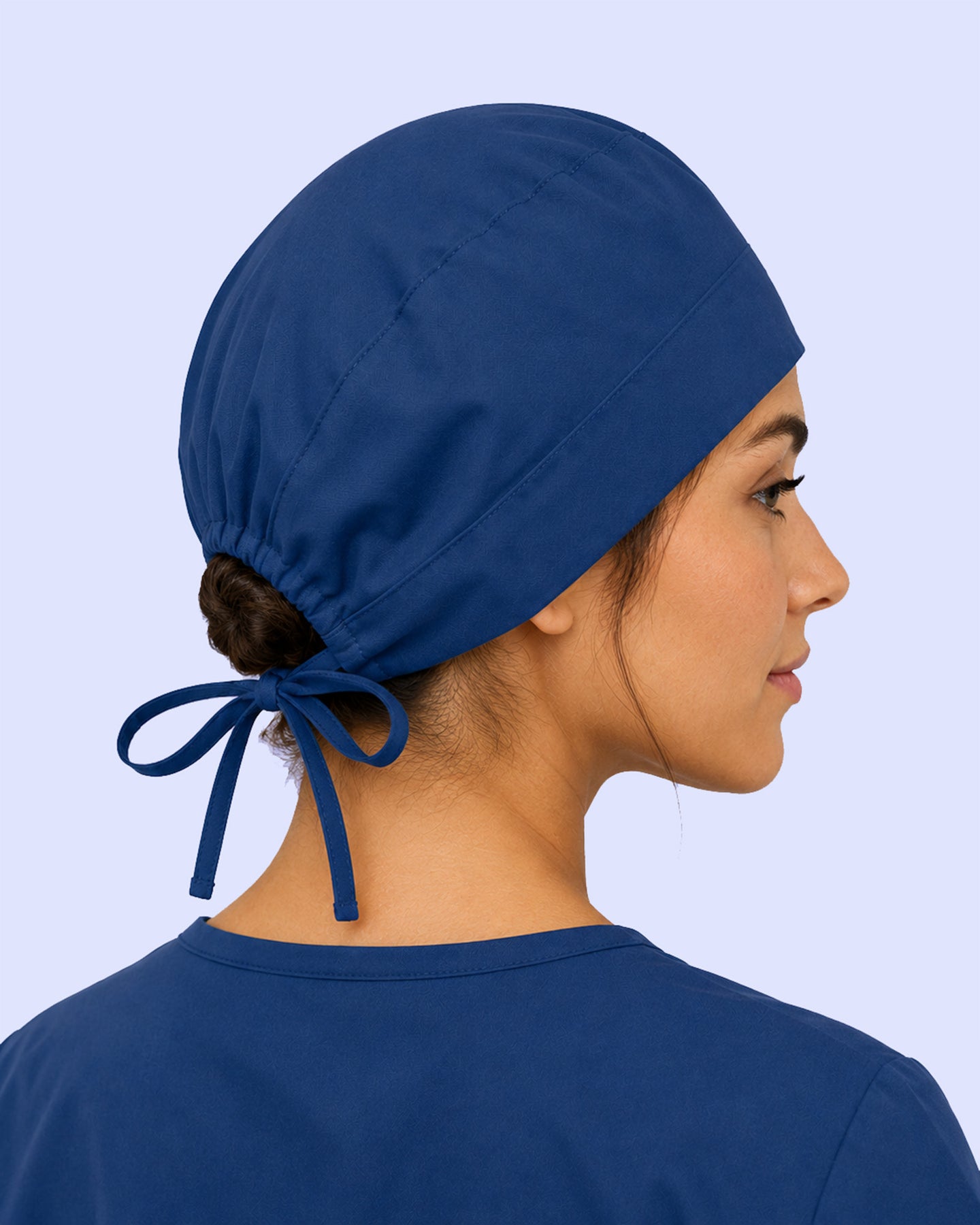 Premium Satin-Lined Scrub Cap Ocean