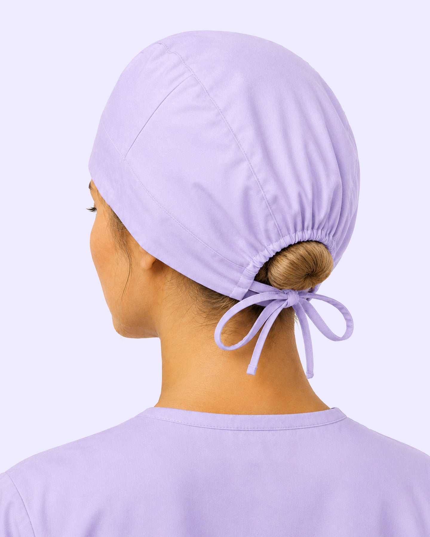 Premium Satin-Lined Scrub Cap Lavender