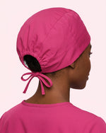 Premium Satin-Lined Scrub Cap Wild Berry