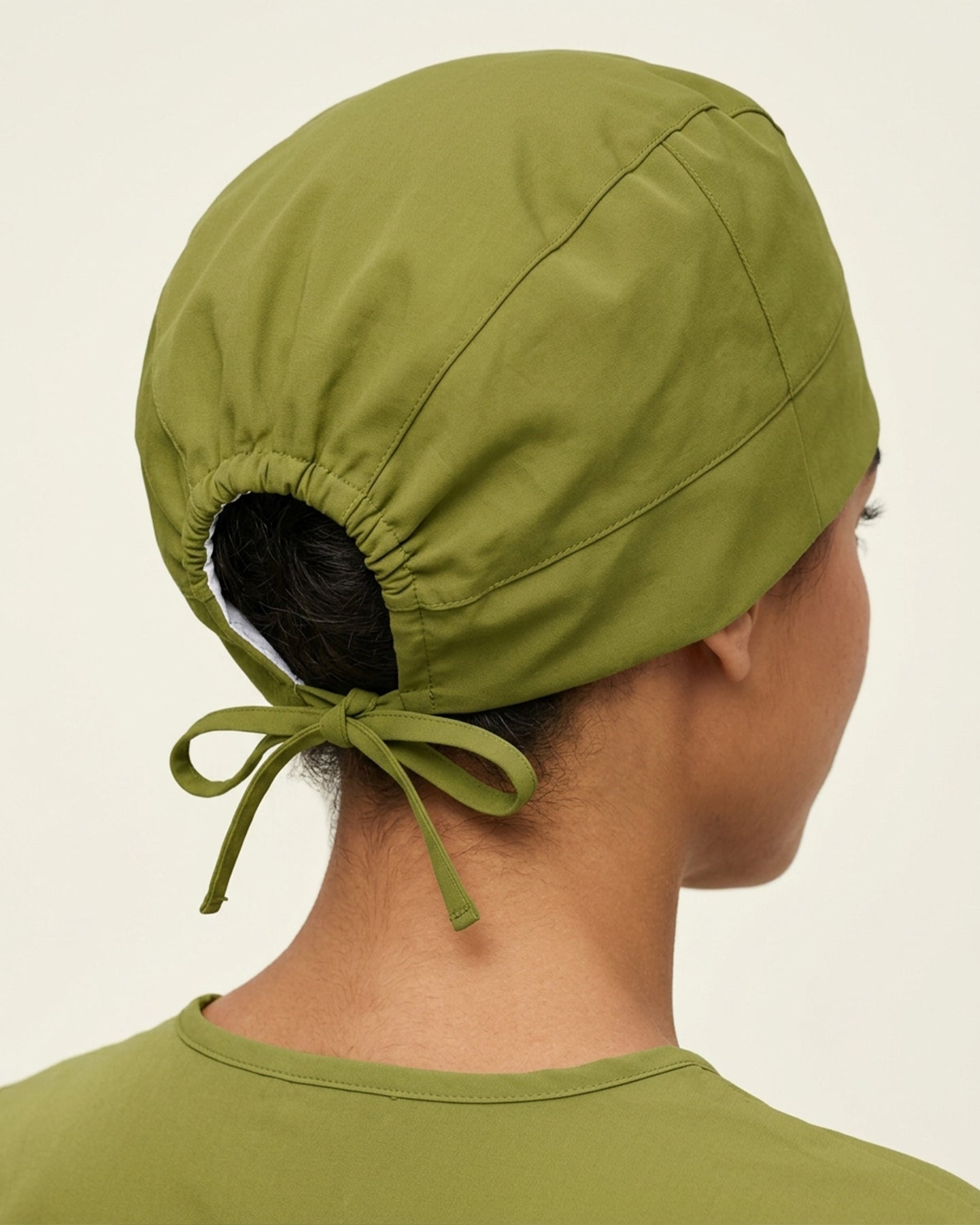 Premium Satin-Lined Scrub Cap Avocado