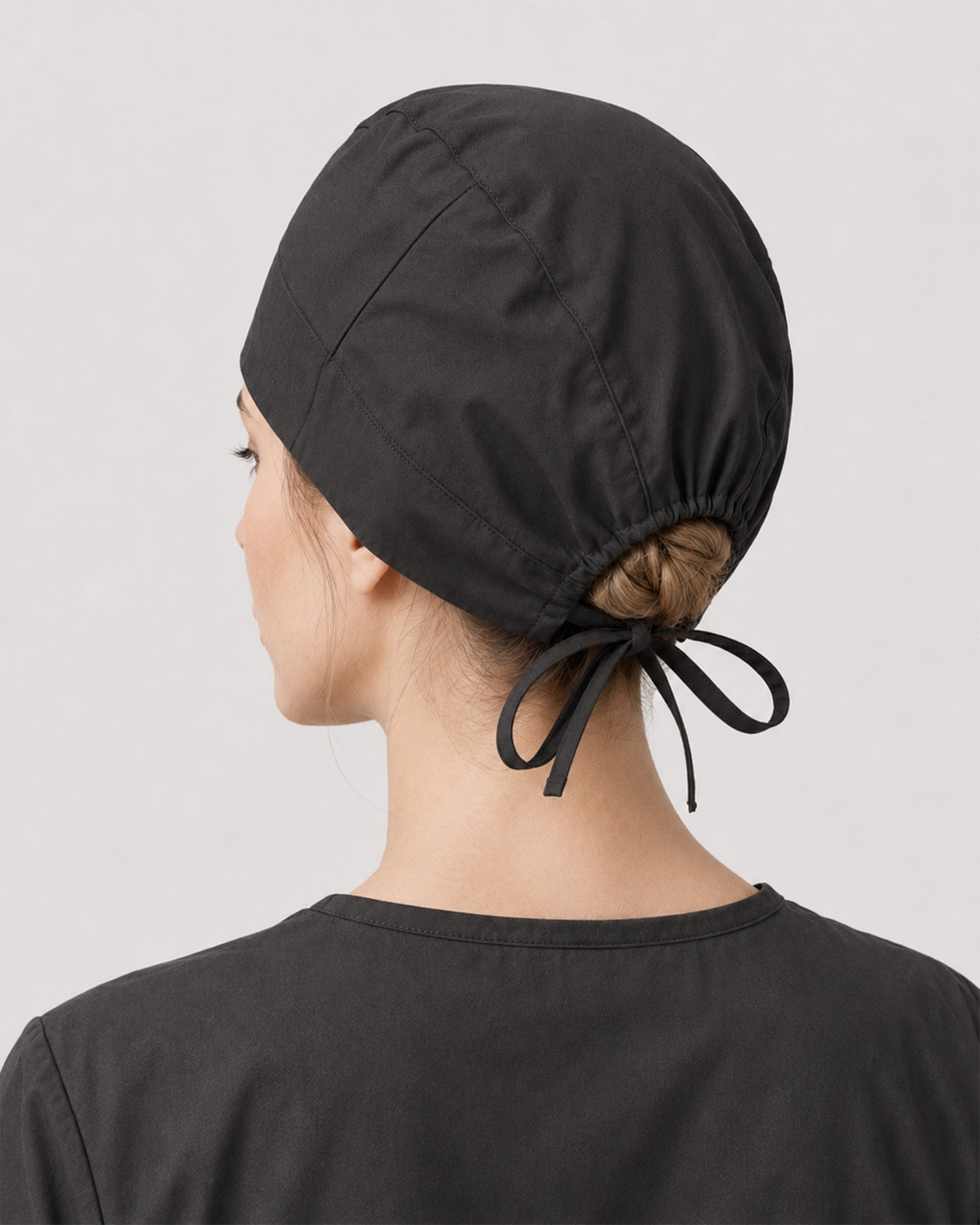 Premium Satin-Lined Scrub Cap Charcoal