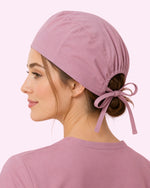 Premium Satin-Lined Scrub Cap Blossom