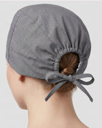 Premium Satin-Lined Scrub Cap Heather Gray