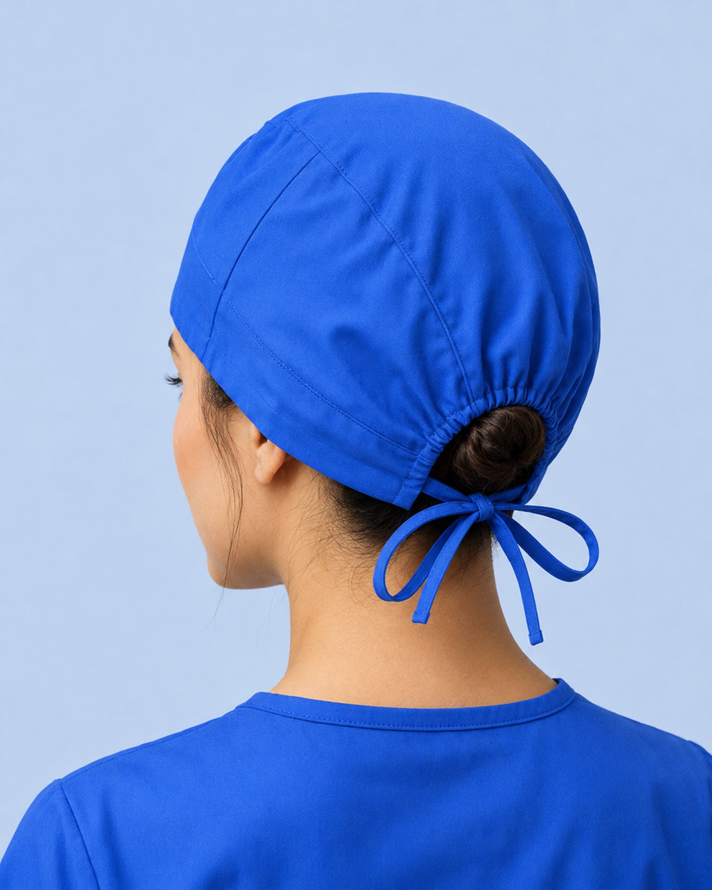 Premium Satin-Lined Scrub Cap Royal Blue