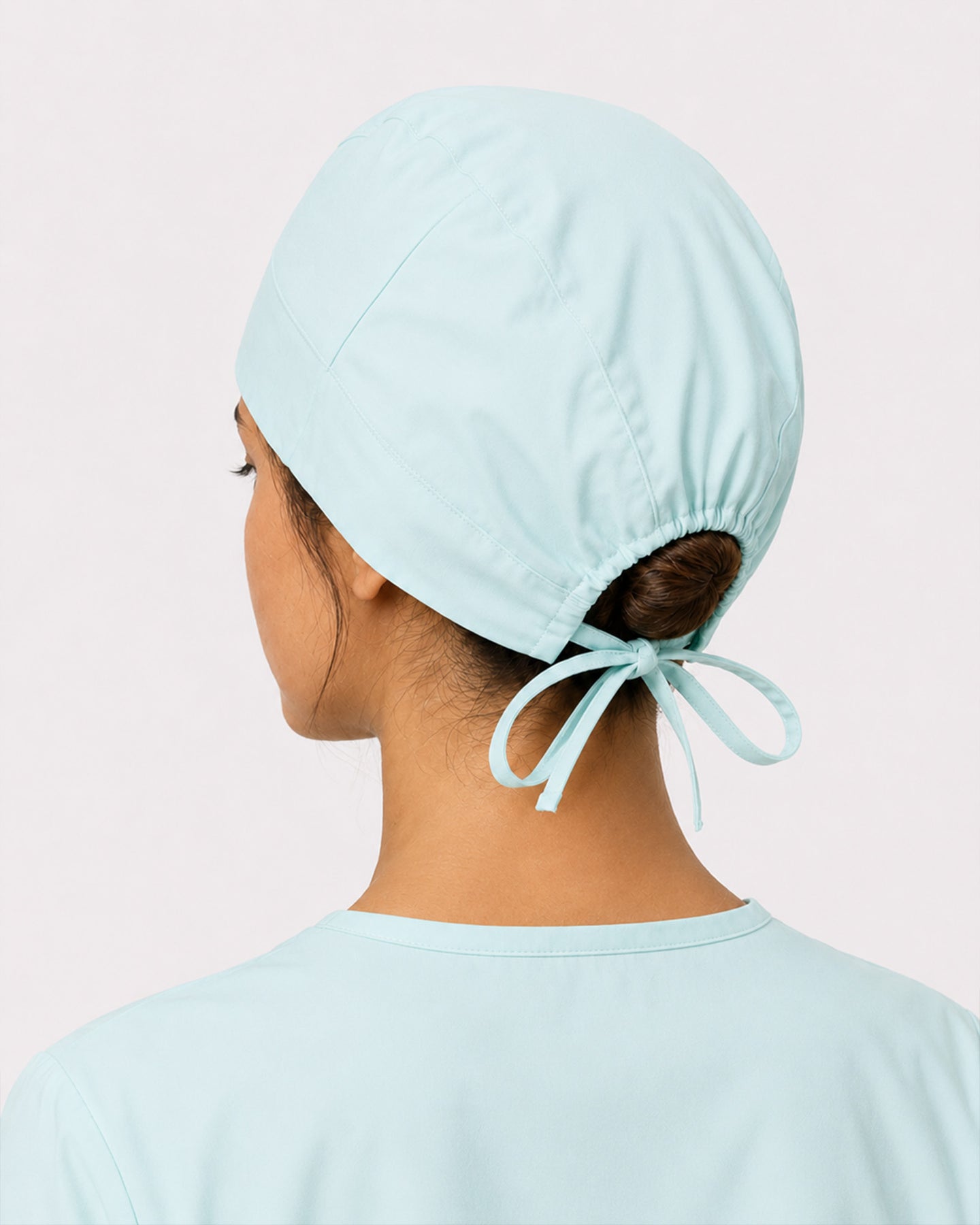 Premium Satin-Lined Scrub Cap Sky Blue