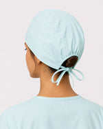 Premium Satin-Lined Scrub Cap Sky Blue