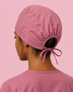 Premium Satin-Lined Scrub Cap Mauve
