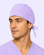 Premium Satin-Lined Scrub Cap Lavender