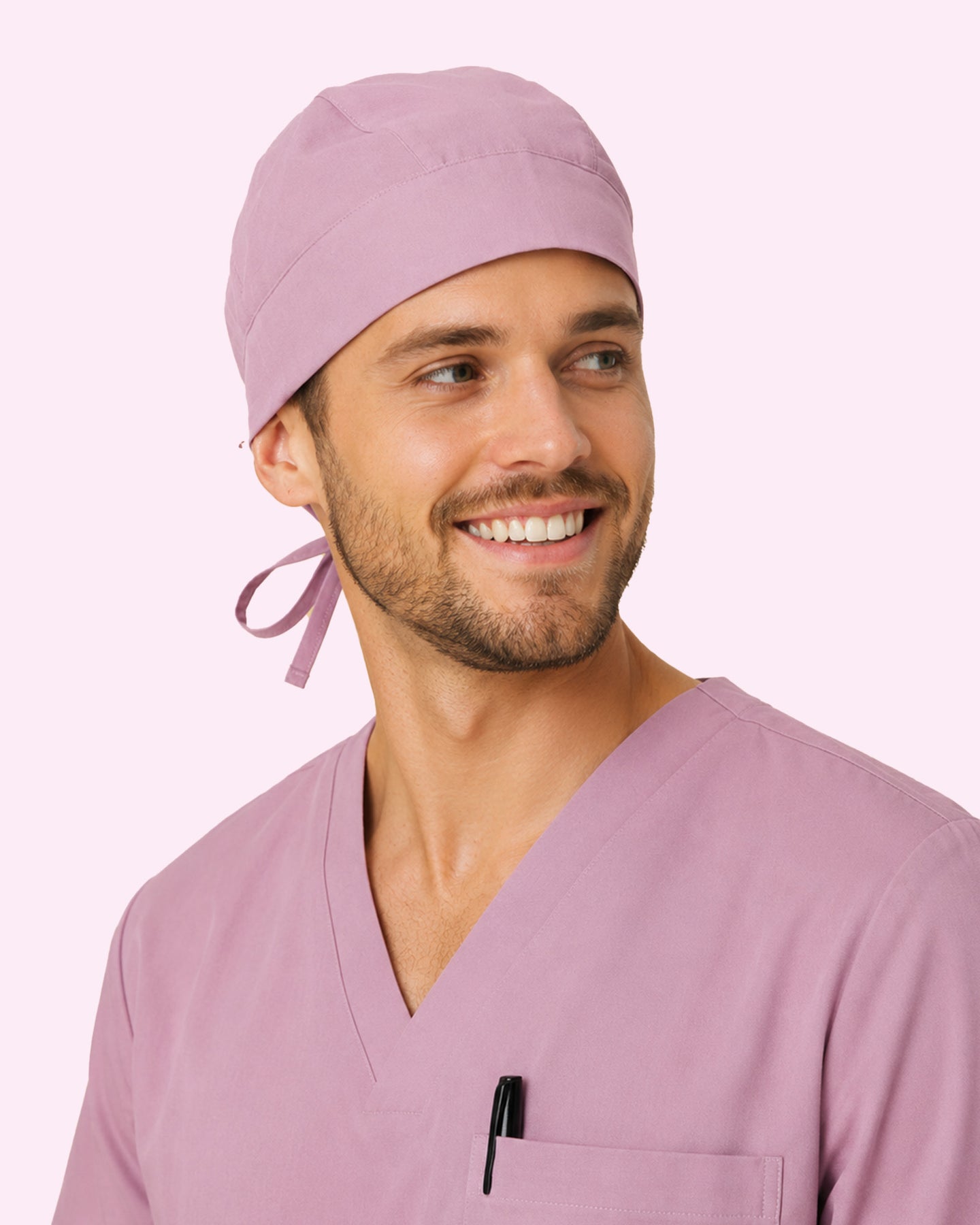 Premium Satin-Lined Scrub Cap Blossom