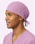 Premium Satin-Lined Scrub Cap Lilac