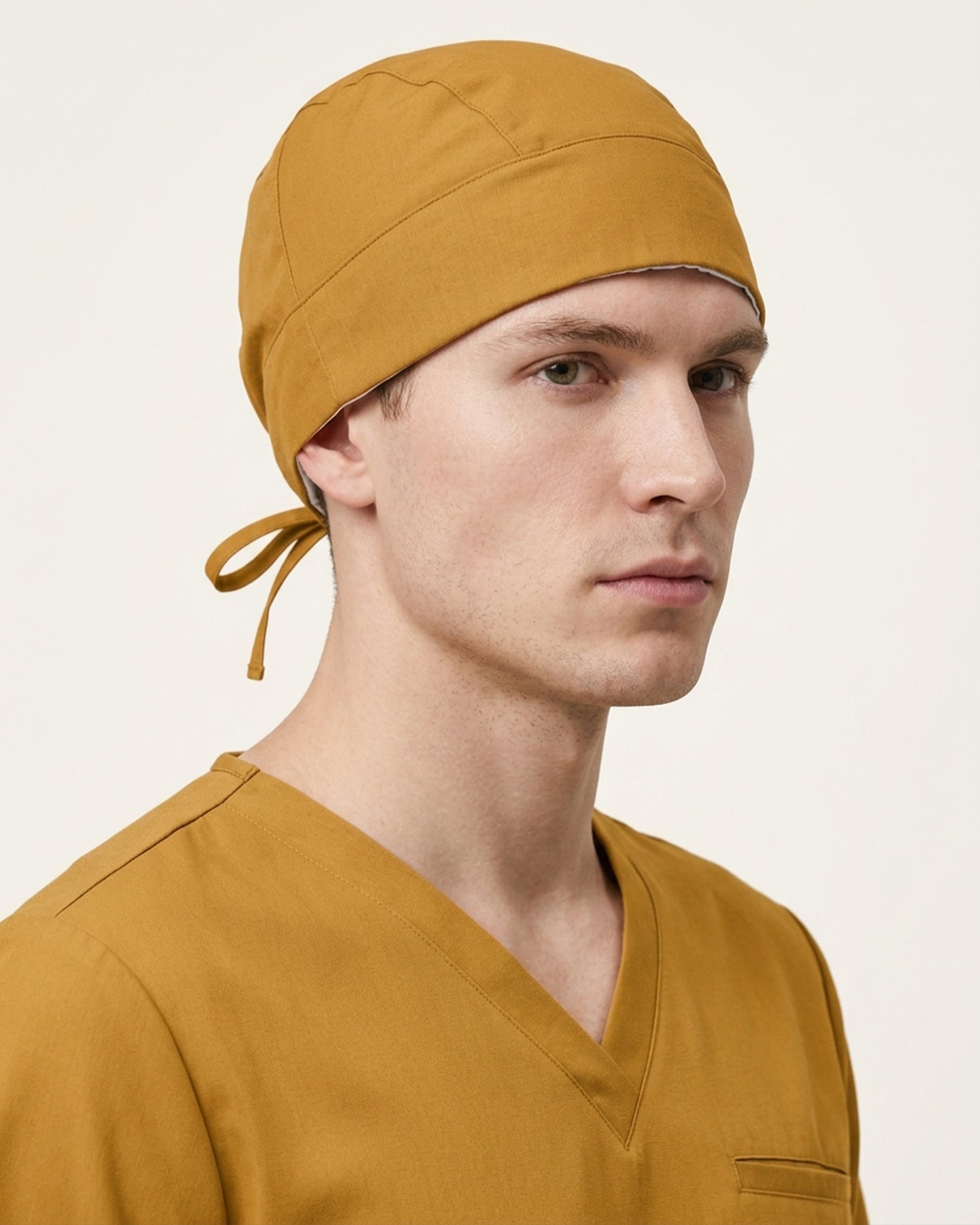 Premium Satin-Lined Scrub Cap Cider