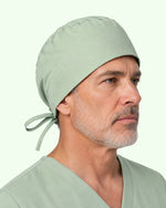 Premium Satin-Lined Scrub Cap Mint