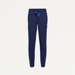 Women’s Skinny Fit 7-Pocket Jogger Scrub Pants with Stretch Waistband and Cuffed Ankles