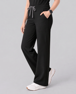Wide Leg Jumpsuit Black - Scrubloop
