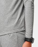 Supersoft Long-Sleeve Underscrub Light Gray