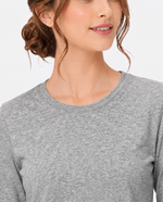 Supersoft Long-Sleeve Underscrub Light Gray