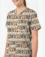 A Lot Can Happen In 3 Days Scrub Top - Scrubloop