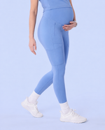 Maternity Scrub Legging Ceil Blue
