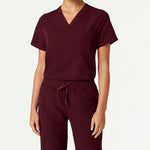 Women’s Classic Fit V-Neck Scrub Top with 1 Chest Pocket