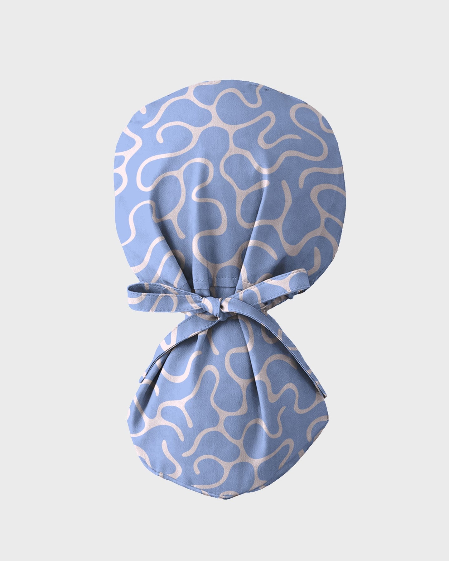 Abstract Blue Scrub Cap - Scrubloop
