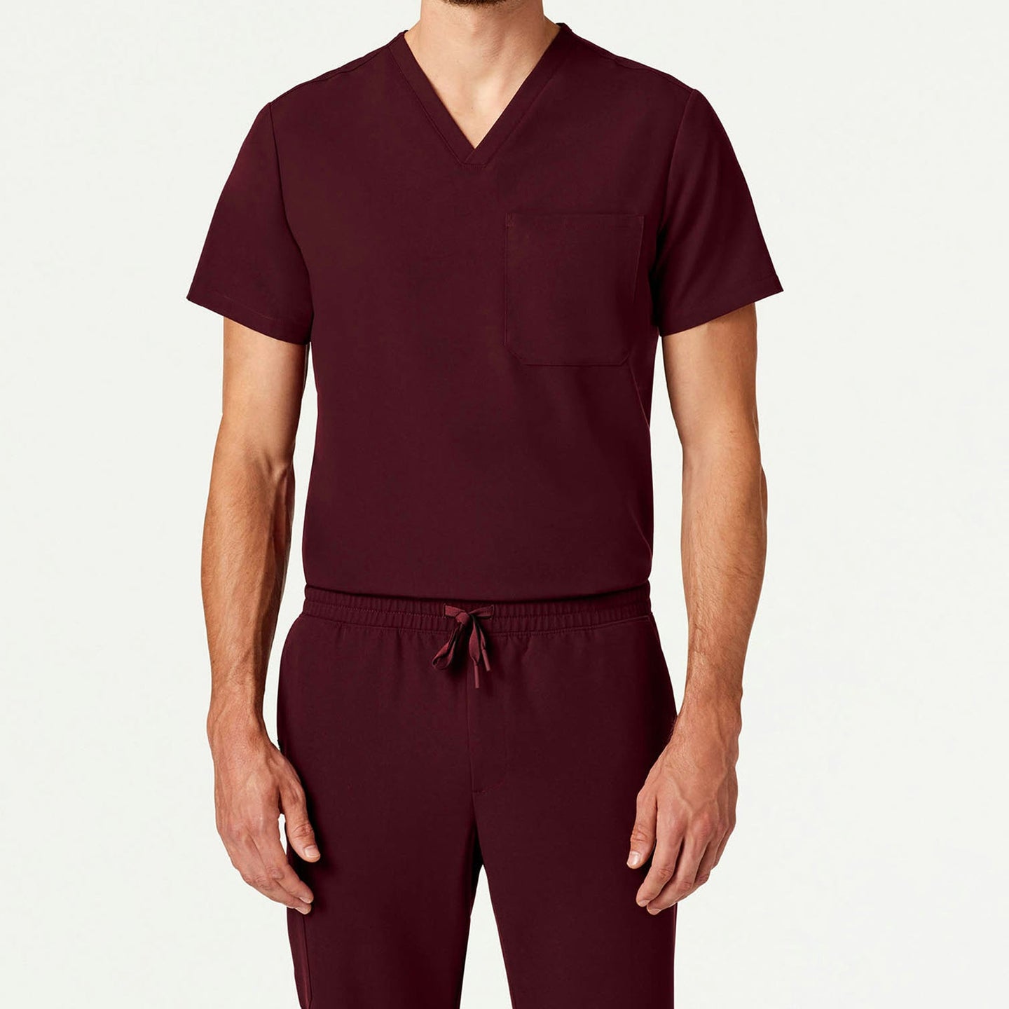 Men’s Classic Fit Everyday Scrub Top with 1 Chest Pocket