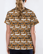 Adorable Mummy Wiener Dog Medical Scrub Top - Scrubloop