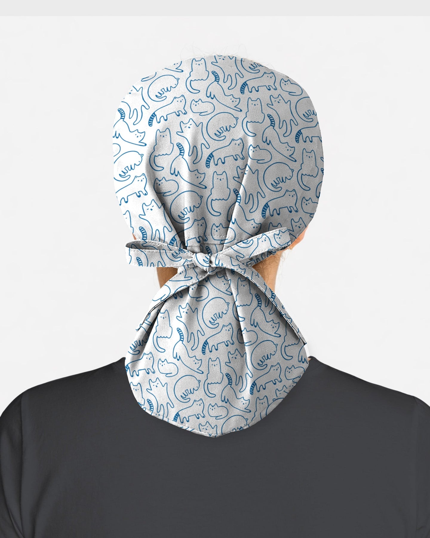 Artistic Cat Medical Illustration Scrub Cap - Scrubloop