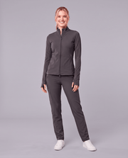 Athletic Knit Scrub Jacket Pewter