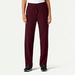 Women’s Everyday Scrub Pants with Knit Waistband and Straight Leg Fit