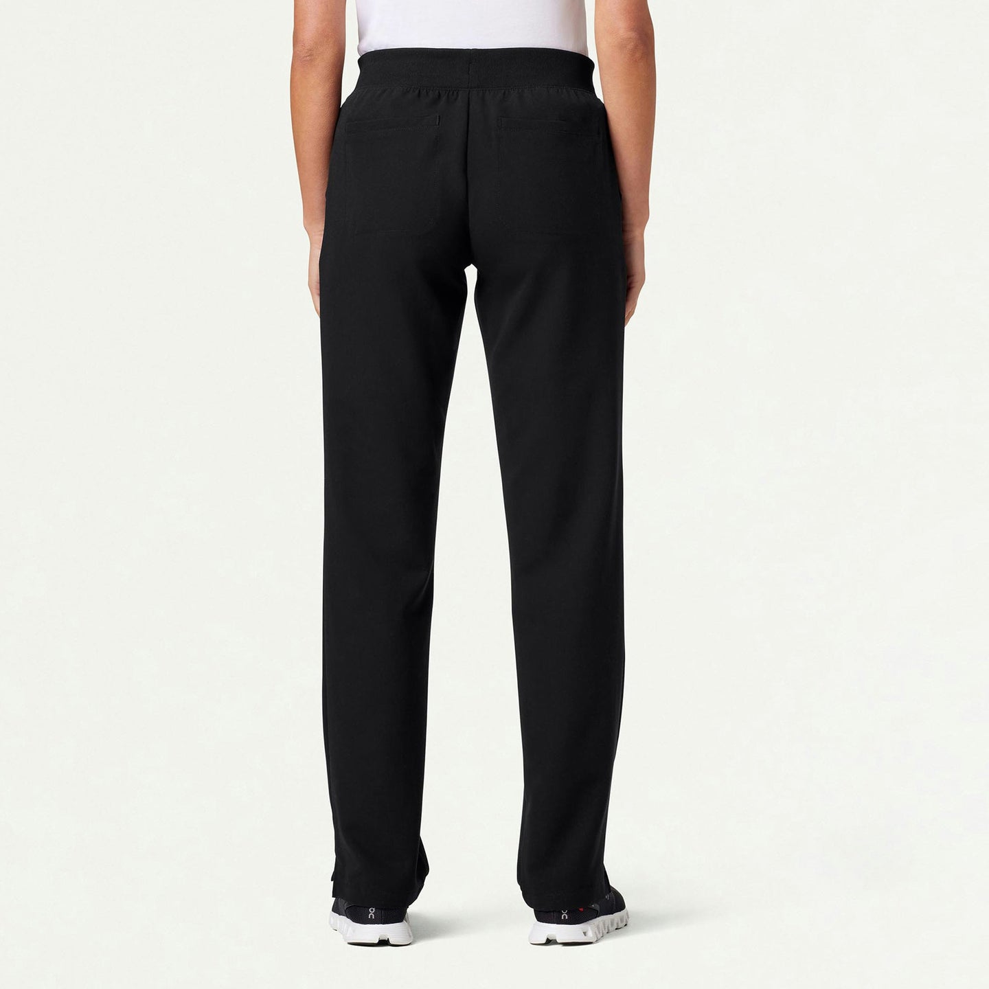 Women’s Everyday Scrub Pants with Knit Waistband and Straight Leg Fit
