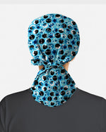 Blue Cat Dots Scrub Cap - Scrubloop
