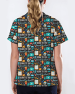 Born To Yap Forced To Chart Funny Nurse Scrub Top - Scrubloop