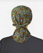 Bright Wildflower Meadow Scrub Cap - Scrubloop
