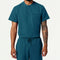 Men’s Classic Fit Henley Scrub Top with 1 Chest Pocket