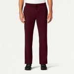 Men’s Straight-Leg Everyday Scrub Pants with 6 Functional Pockets