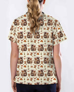Charming Mandala Koala Nurse Scrub Top - Scrubloop