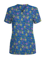 Cute Autism Awareness Medical Scrub Top - Scrubloop