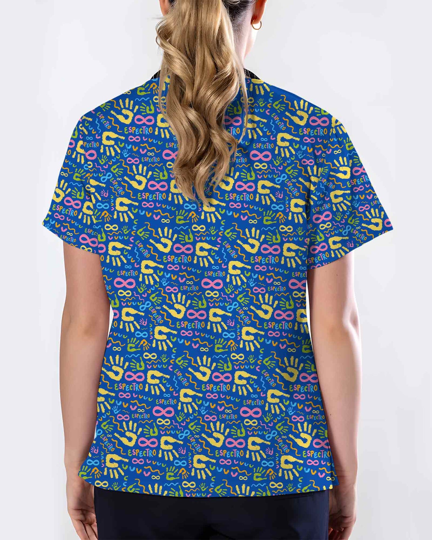 Cute Autism Awareness Medical Scrub Top - Scrubloop