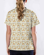 Cute Cats Butt Medical Scrub Top - Scrubloop