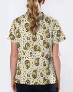 Cute Christmas Avocado Medical Scrub Top - Scrubloop