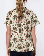 Cute Christmas Dog Medical Scrub Top - Scrubloop