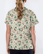 Cute Christmas Pill Capsule Nursing Scrub Top - Scrubloop