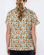 Cute Christmas Vet Tech Nursing Scrub Top - Scrubloop